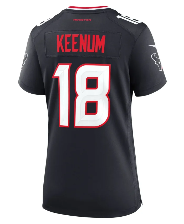 Case Keenum Houston Texans Women's Team Game Jersey -  Navy