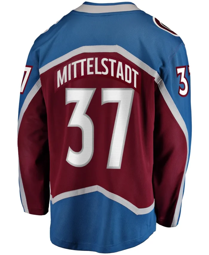 Casey Mittelstadt Colorado Avalanche Fanatics Home Breakaway Jersey - Burgundy