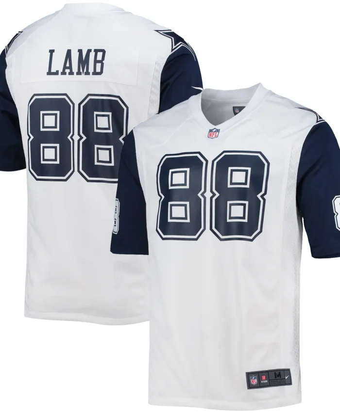 CeeDee Lamb Dallas Cowboys Alternate Game Jersey - White