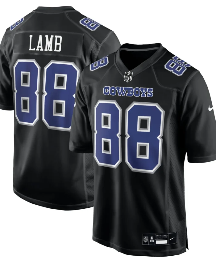 CeeDee Lamb Dallas Cowboys Fashion Game Jersey - Carbon Black