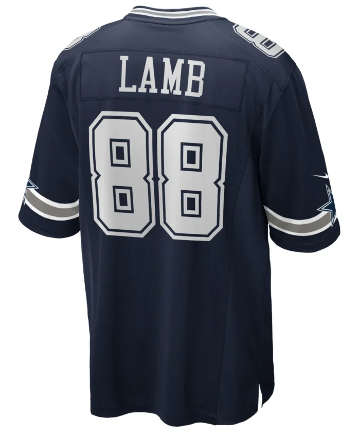 CeeDee Lamb Dallas Cowboys Game Jersey - Navy