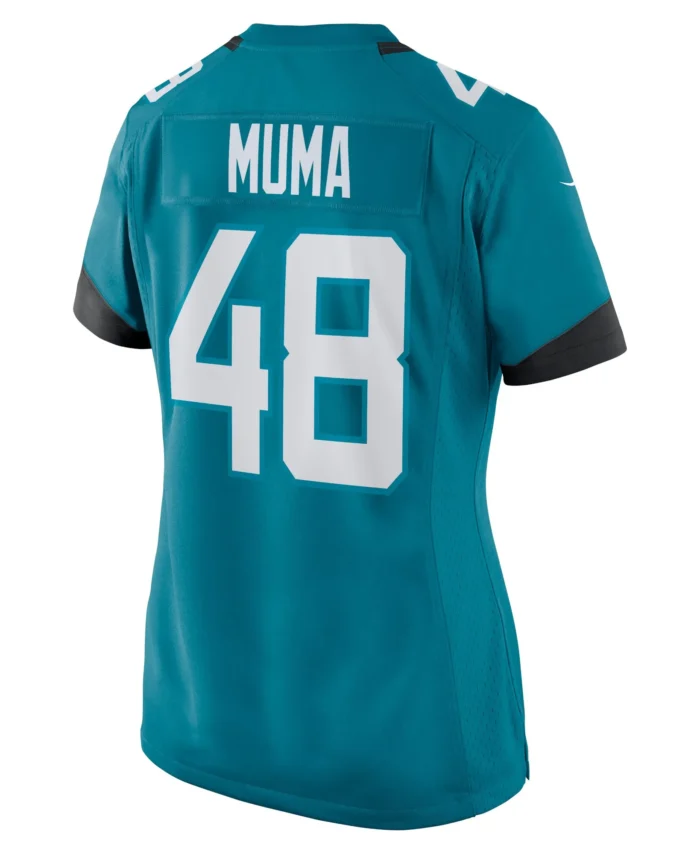 Chad Muma Jacksonville Jaguars Women's Game Jersey - Teal