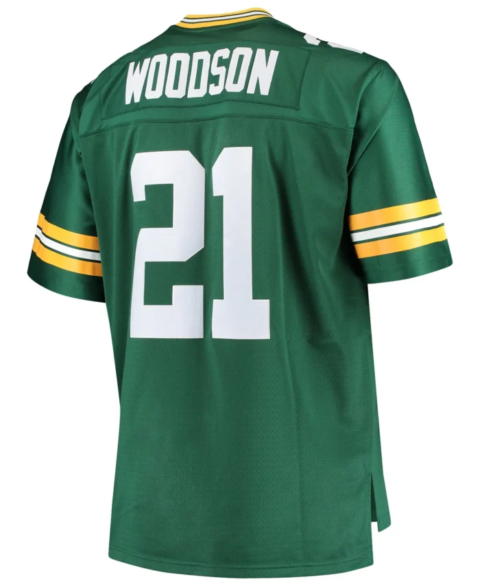 Charles Woodson Green Bay Packers Mitchell & Ness Big & Tall 2010 Retired Player Replica Jersey - Green