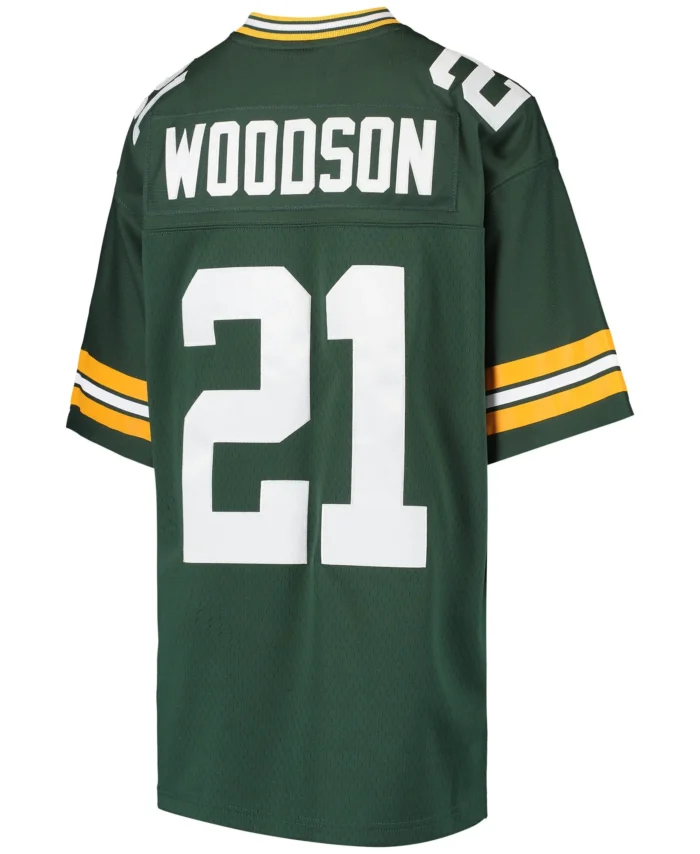 Charles Woodson Green Bay Packers Mitchell & Ness Youth Retired Player Legacy Jersey - Green