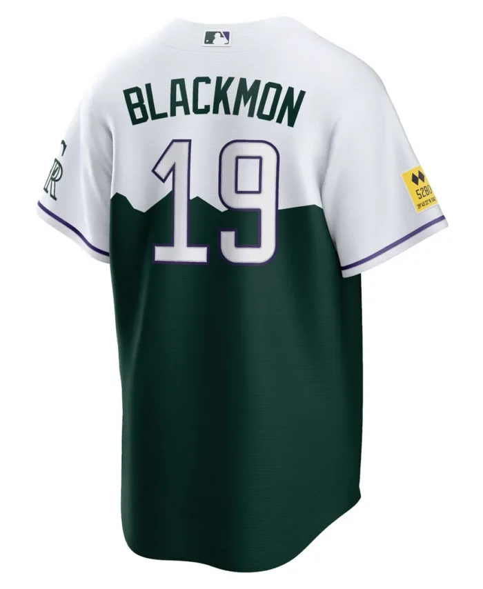 Charlie Blackmon Colorado Rockies City Connect Replica Player Jersey - Green