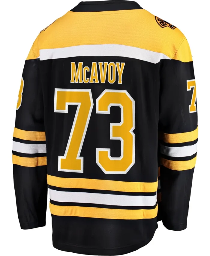 Charlie McAvoy Boston Bruins Fanatics Home Breakaway Jersey - Black