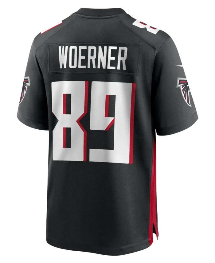 Charlie Woerner Atlanta Falcons  Game Jersey -  Black
