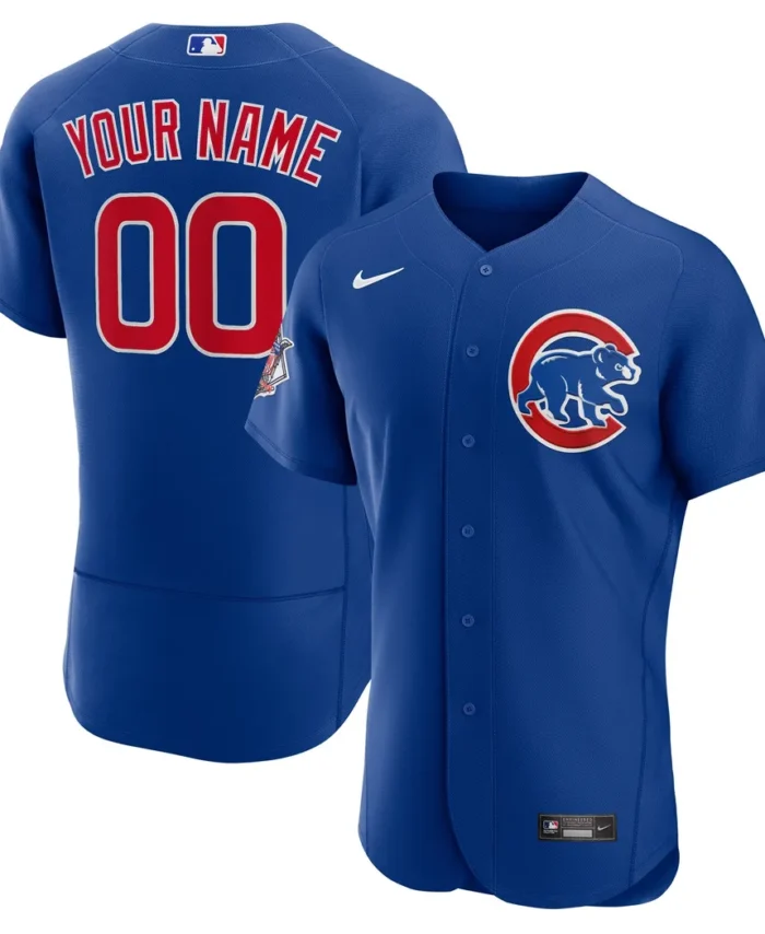 Chicago Cubs Alternate Authentic Custom Jersey - Royal