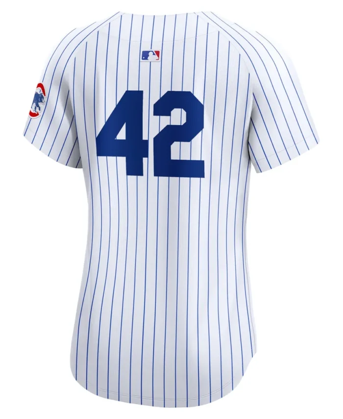 Chicago Cubs Women 2024 Jackie Robinson Day Home Limited Jersey-White