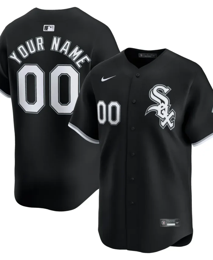 Chicago White Sox  Alternate Limited Custom Jersey- Black