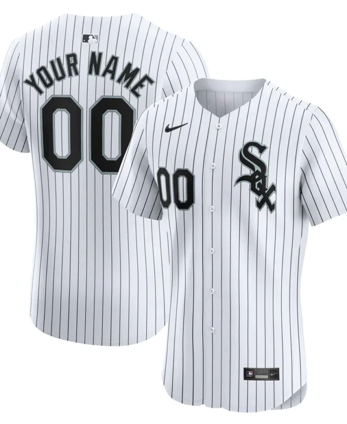 Chicago White Sox Home Elite Custom Jersey - White