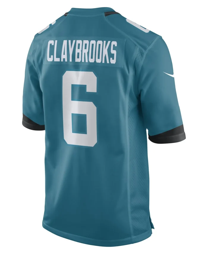 Chris Claybrooks Jacksonville Jaguars Game Player Jersey - Teal