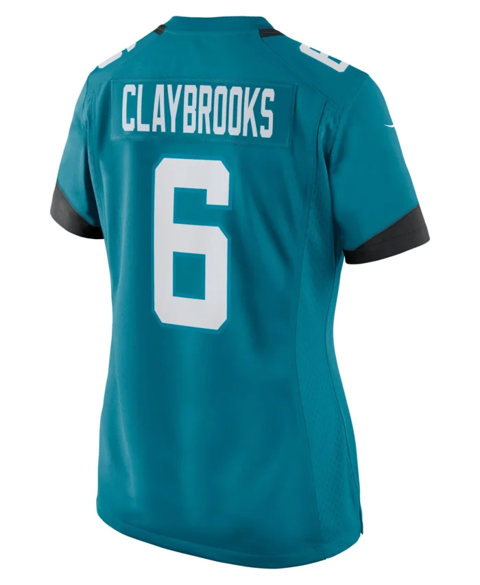Chris Claybrooks Jacksonville Jaguars Women's Game Player Jersey - Teal