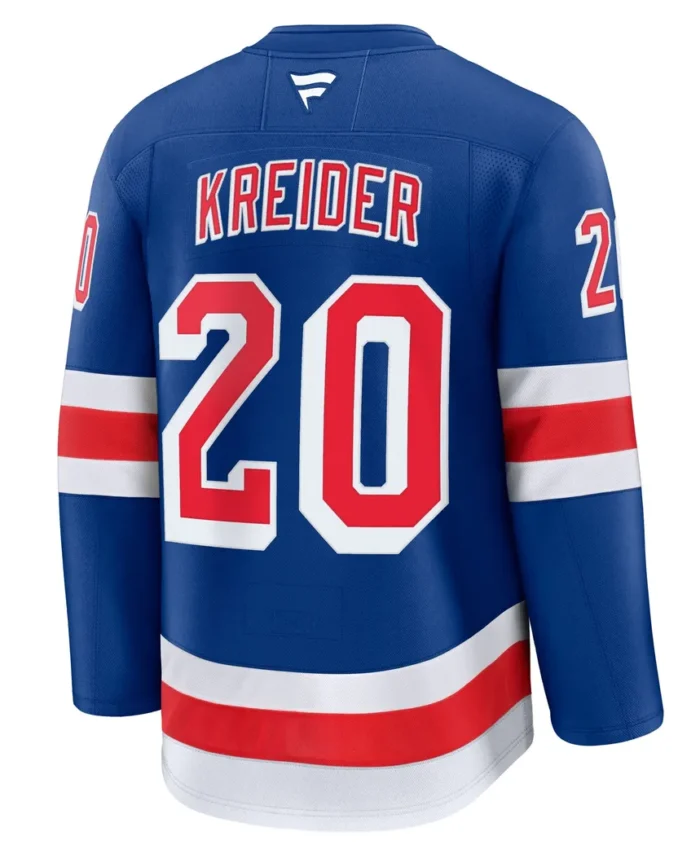 Chris Kreider New York Rangers Fanatics Home Premium Jersey - Blue