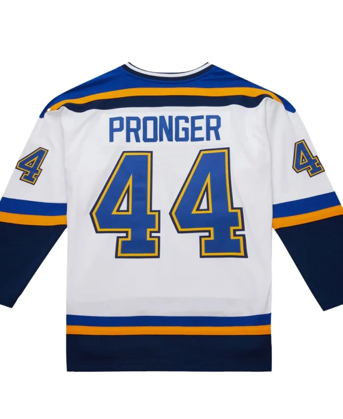Chris Pronger St. Louis Blues 1999-00 Power Play Jersey - White