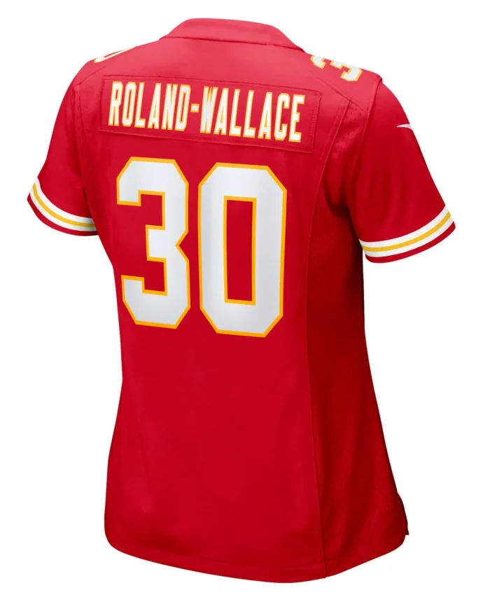 Chris Roland-Wallace Kansas City Chiefs Women's  Game Jersey -  Red