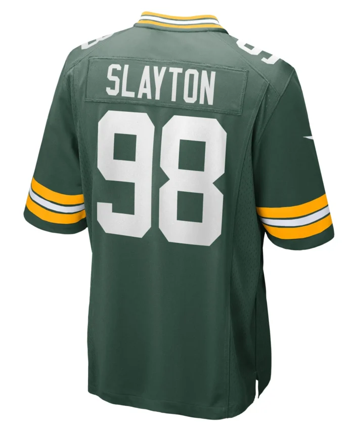 Chris Slayton Green Bay Packers Game Player Jersey - Green