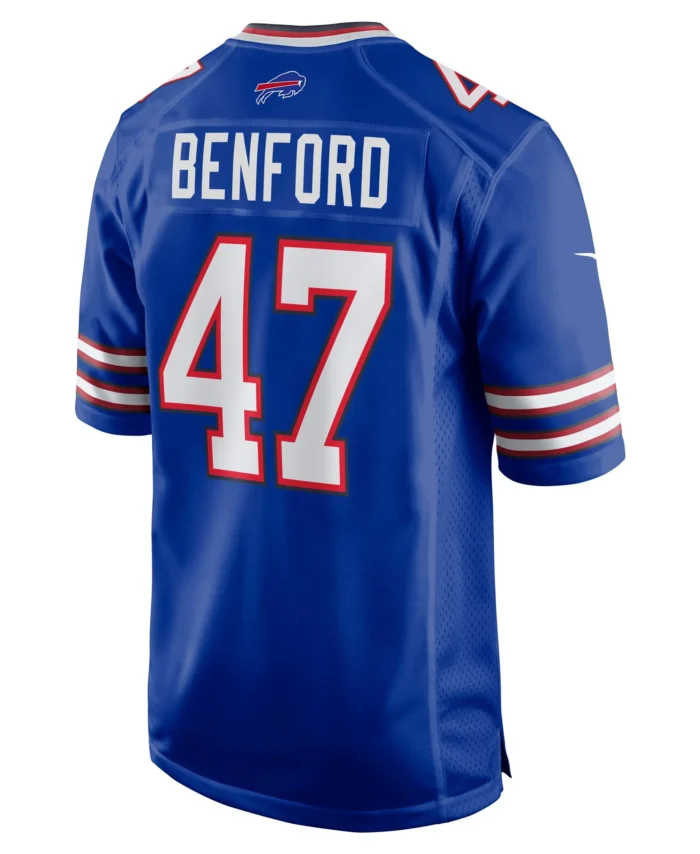 Christian Benford Buffalo Bills Game Jersey - Royal