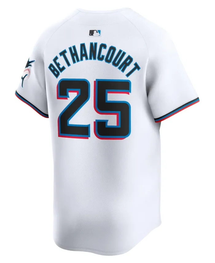 Christian Bethancourt Miami Marlins Home Limited Player Jersey - White