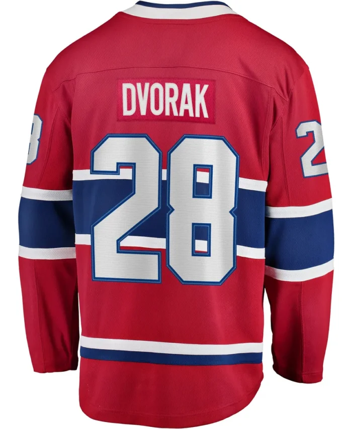 Christian Dvorak Montreal Canadiens Fanatics Home Breakaway Player Jersey - Red