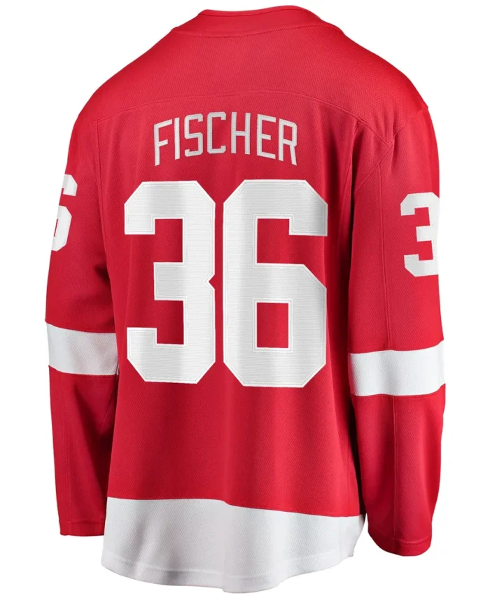 Christian Fischer Detroit Red Wings Fanatics Home Breakaway Jersey - Red