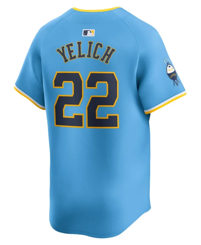 Christian Yelich Milwaukee Brewers City Connect Limited Player Jersey - Powder Blue