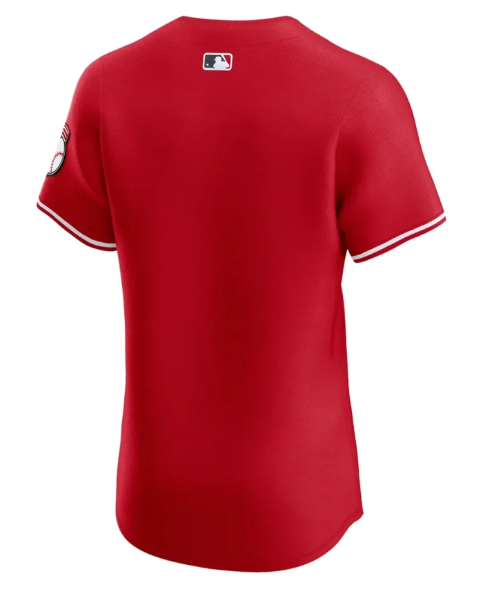 Cincinnati Reds Alternate Vapor Premier Elite Patch Jersey - Red