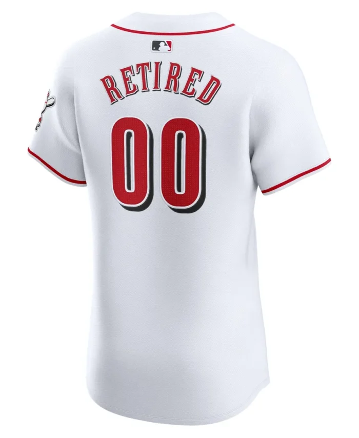 Cincinnati Reds Home Elite Pick-A-Player Retired Roster Jersey - White