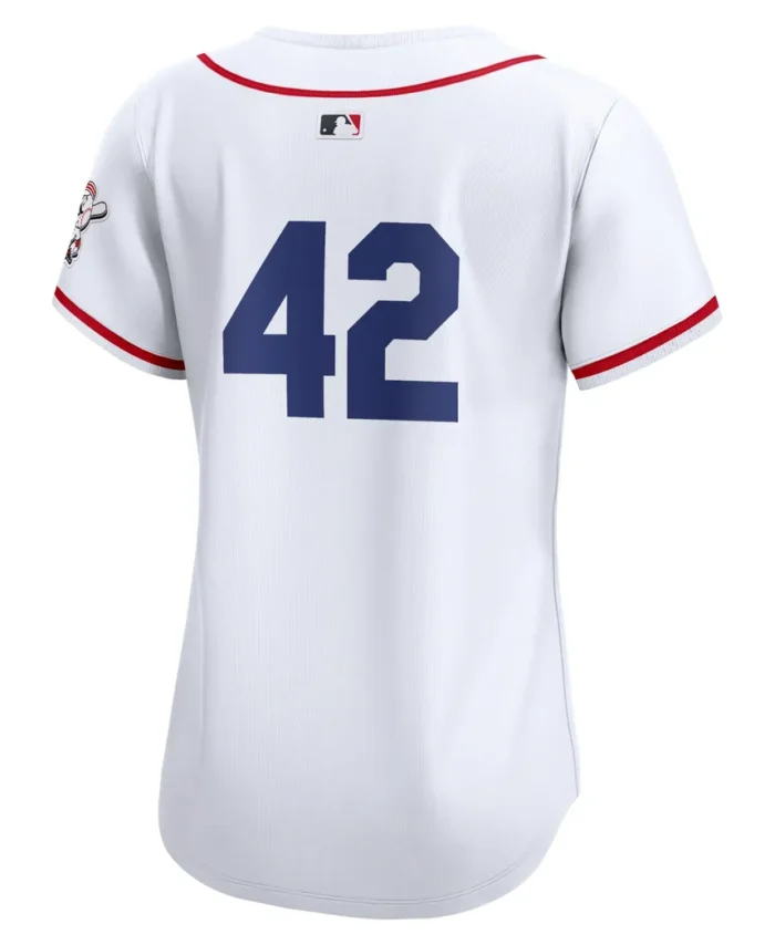 Cincinnati Reds Women 2024 Jackie Robinson Day Home Limited Jersey- White