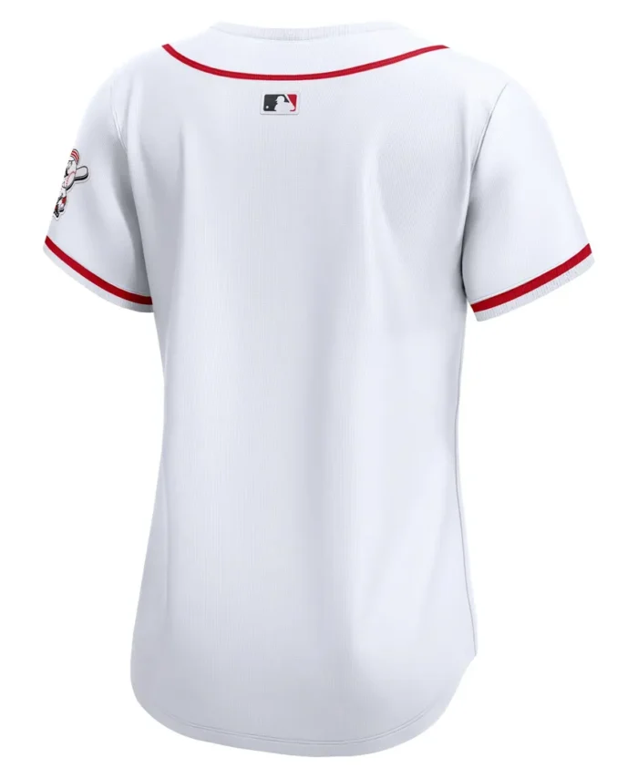 Cincinnati Reds Women Home Limited Jersey - White