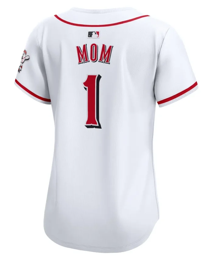 Cincinnati Reds Women Mom Home Limited Jersey - White