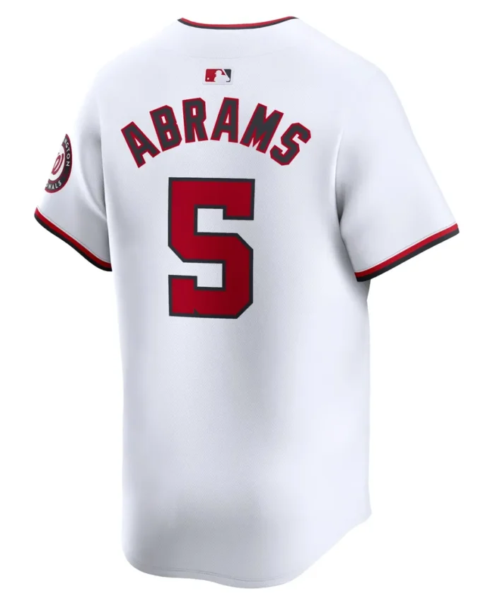 CJ Abrams Washington Nationals Home Limited Player Jersey - White