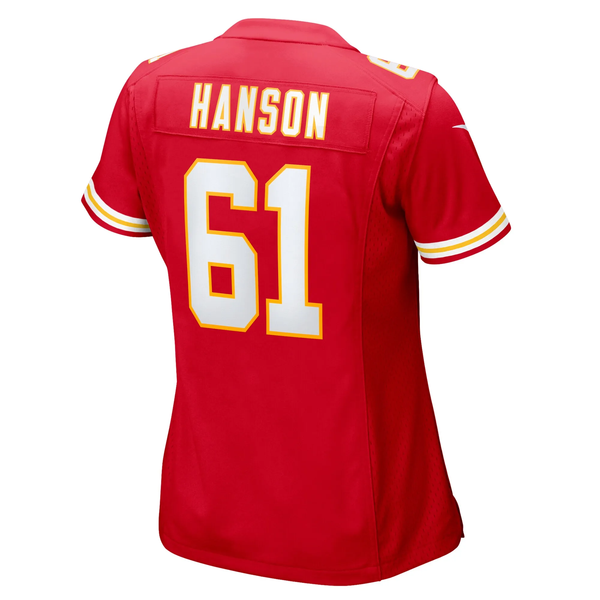 C.J. Hanson Kansas City Chiefs Women's  Game Jersey -  Red