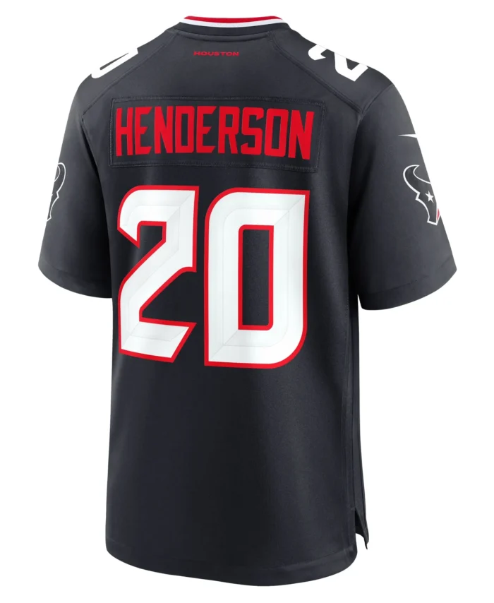 C.J. Henderson Houston Texans Team Game Jersey -  Navy