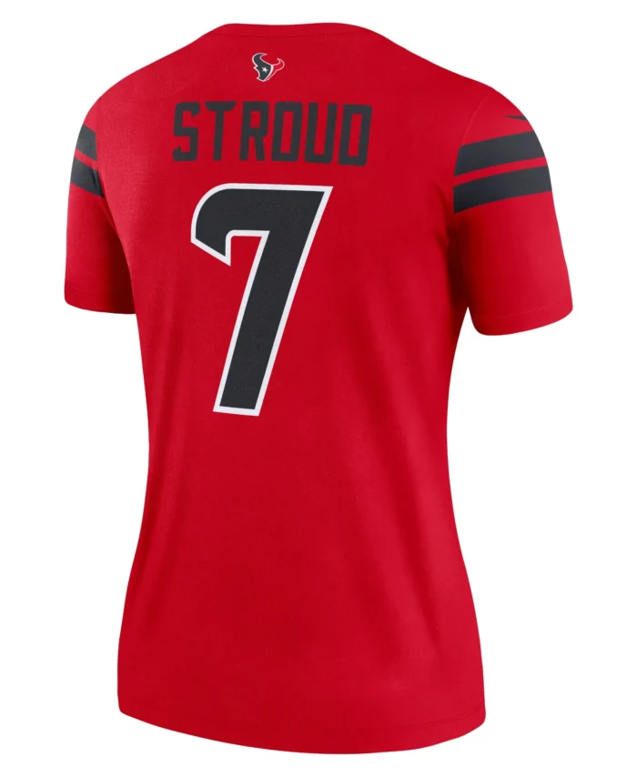 C.J. Stroud Houston Texans Women's Alternate Legend Player Performance Top -  Red