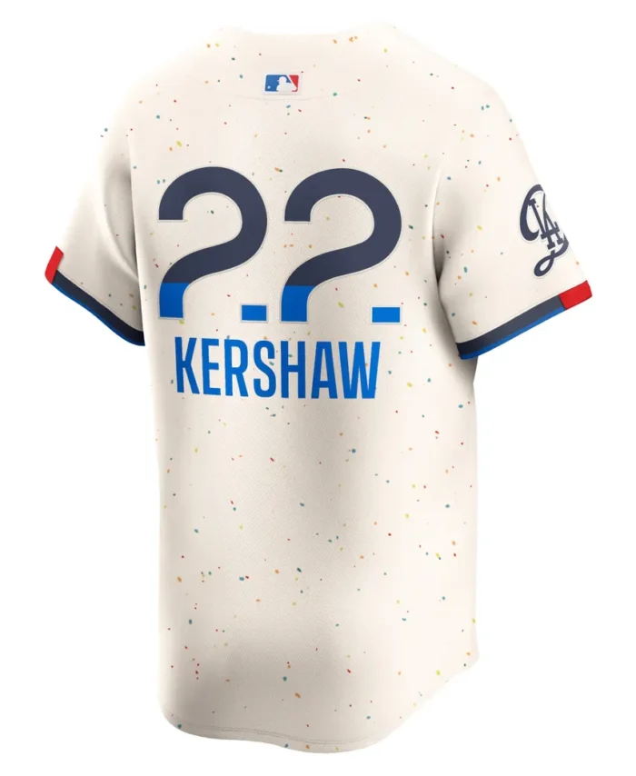 Clayton Kershaw Los Angeles Dodgers 2024 City Connect Limited Player Jersey - Cream