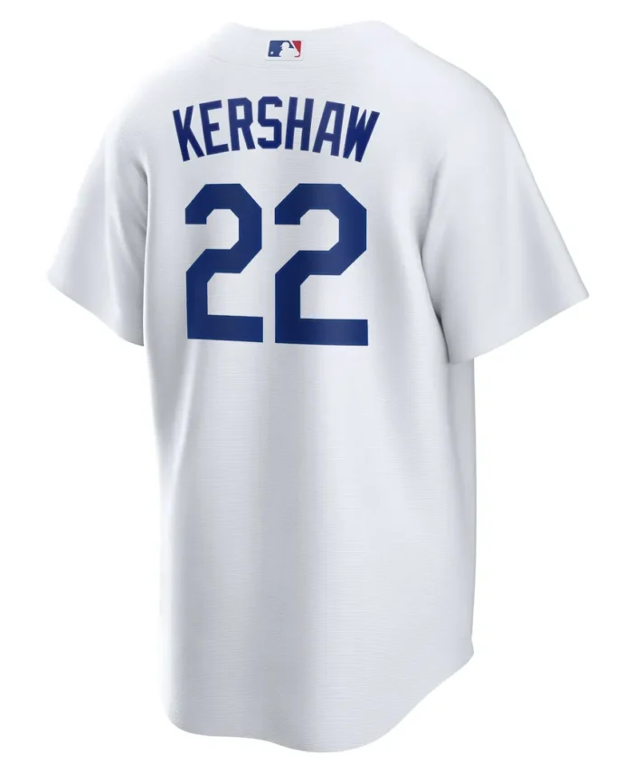Clayton Kershaw Los Angeles Dodgers Home Replica Player Name Jersey - White