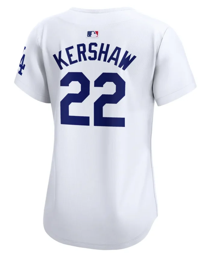 Clayton Kershaw Los Angeles Dodgers Women Home Limited Player Jersey - White