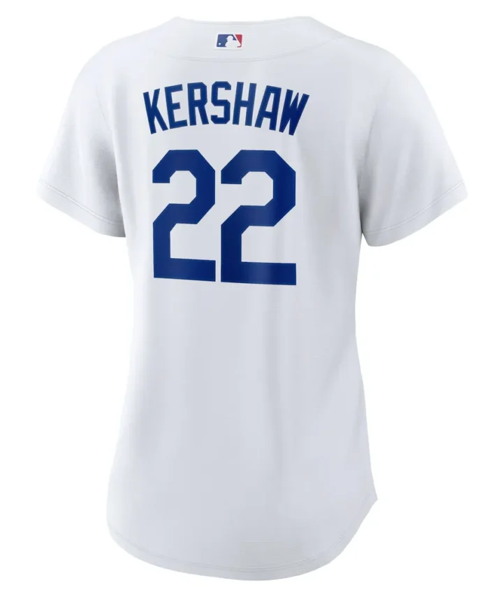 Clayton Kershaw Los Angeles Dodgers Women Home Replica Player Jersey - White