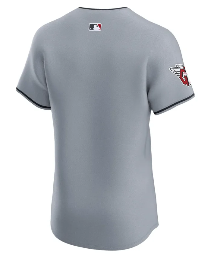 Cleveland Guardians Alternate Vapor Premier Elite Patch Jersey - Gray