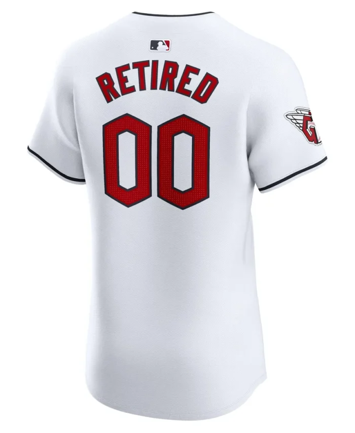 Cleveland Guardians Home Elite Pick-A-Player Retired Roster Jersey - White