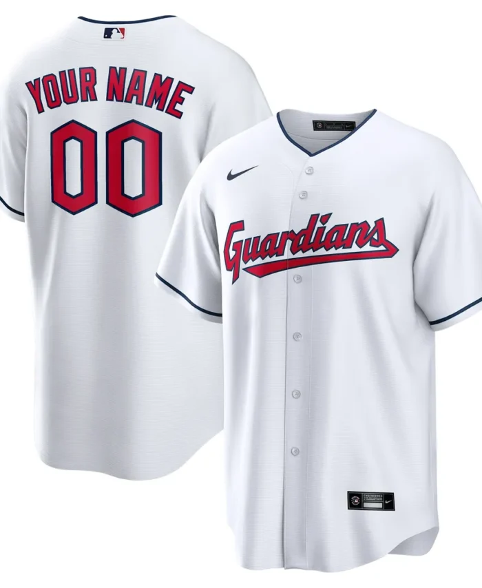 Cleveland Guardians Replica Custom Jersey - White