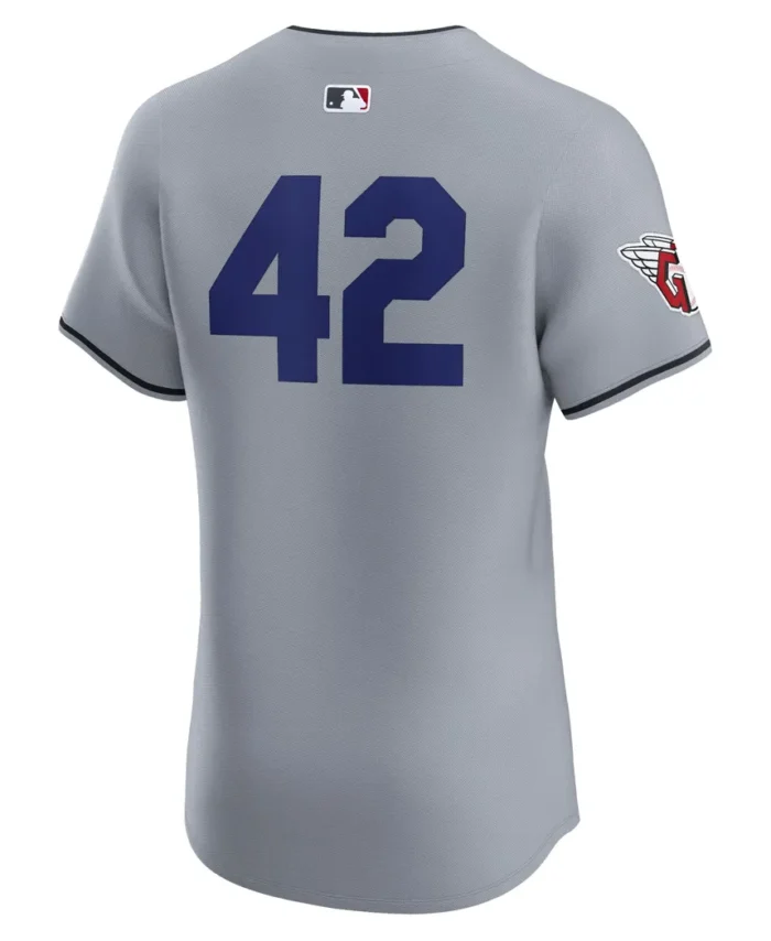 Cleveland Guardians Road 2024 Jackie Robinson Day Elite Jersey - Gray