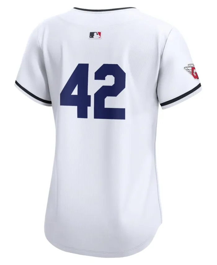 Cleveland Guardians Women 2024 Jackie Robinson Day Home Limited Jersey- White