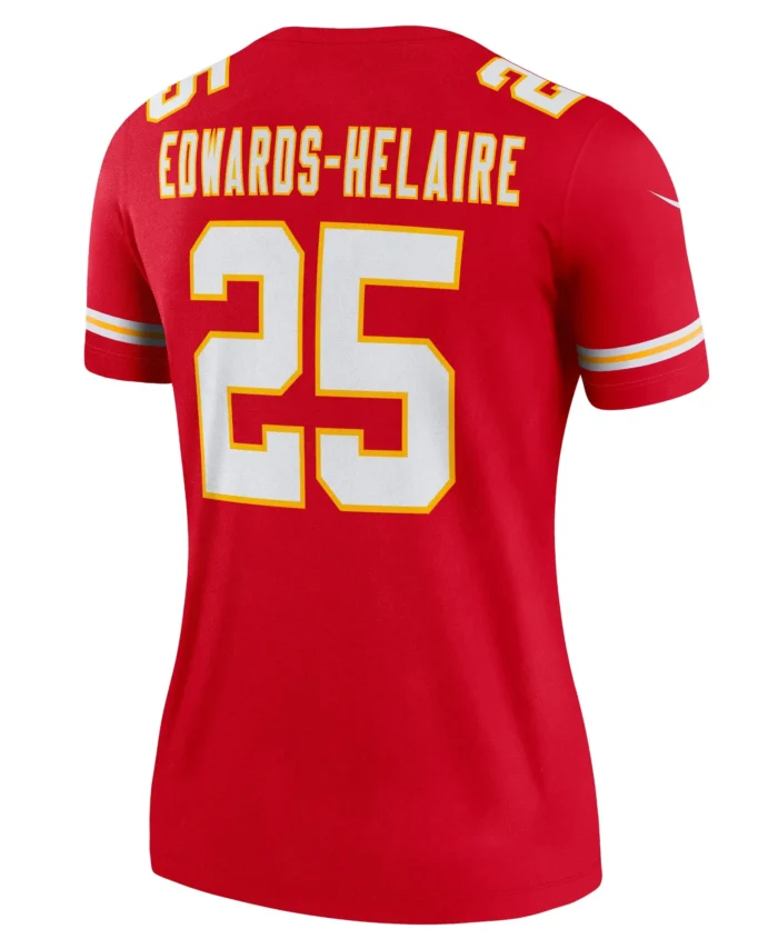 Clyde Edwards-Helaire Kansas City Chiefs Women's Legend Player Performance Top -  Red