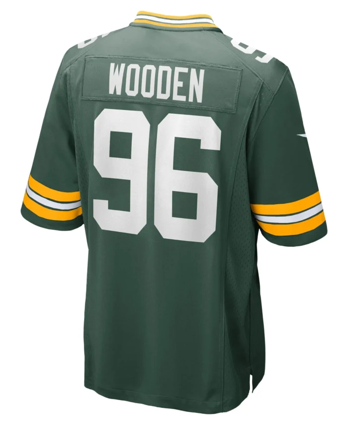 Colby Wooden Green Bay Packers  Game Jersey -  Green