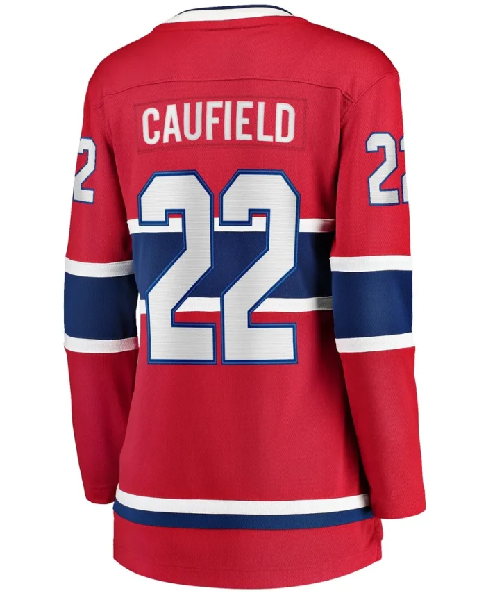 Cole Caufield Montreal Canadiens Fanatics Women Home Breakaway Replica Jersey - Red