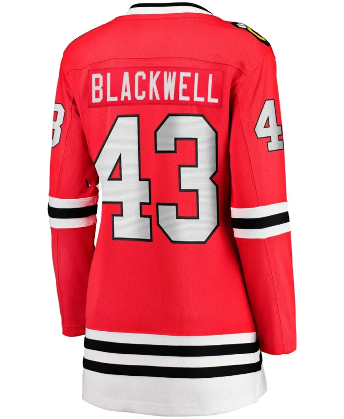 Colin Blackwell Chicago Blackhawks Fanatics Women Home Breakaway Player Jersey - Red
