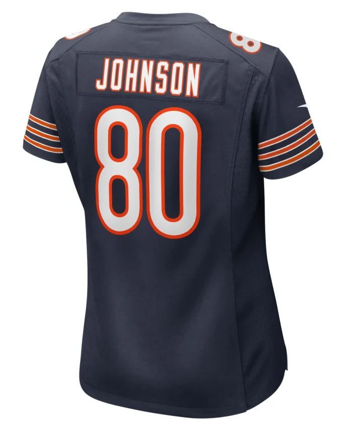 Collin Johnson Chicago Bears Women's  Game Jersey -  Navy