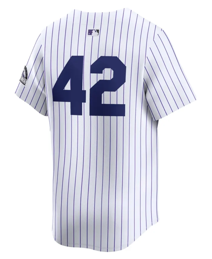 Colorado Rockies 2024 Jackie Robinson Day Home Limited Jersey- White